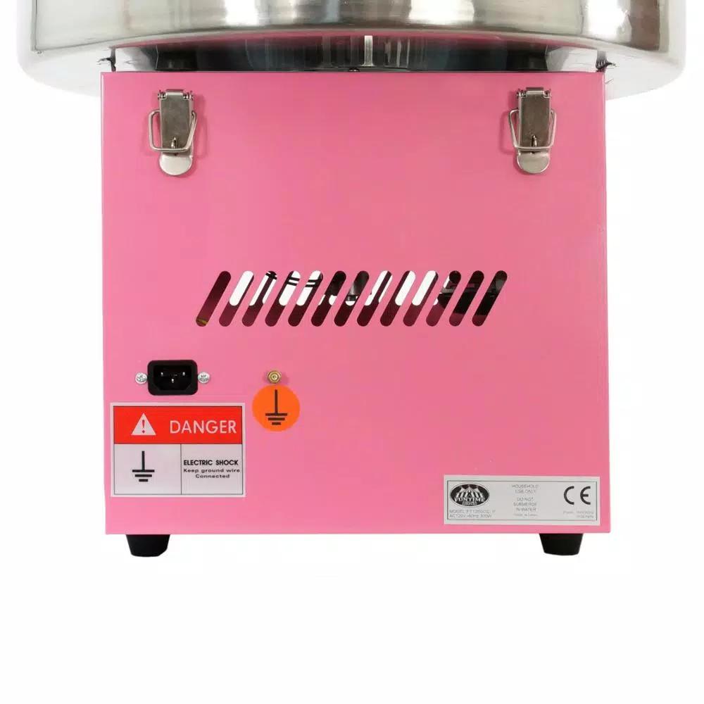 Funtime Popcorn Candy Cloud Cotton Candy Machine, Pink Countertop Floss Maker