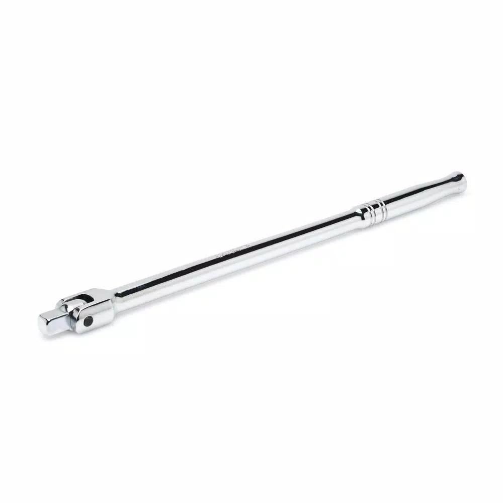 Husky 1/2 in. Drive Breaker Bar Set, 2-Piece, Chrome Finish