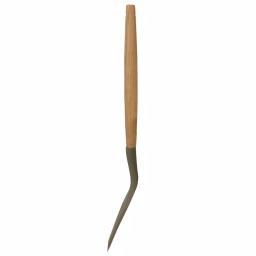 Home Basics Karina Grey Silicone Slotted Spatula with Beech Wood Handle - Heat Resistant & Non-Stick Safe thumbnail 2