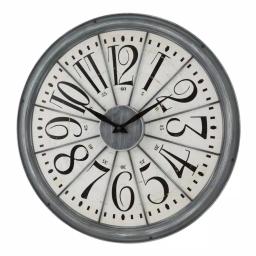 La Crosse Technology 20-Inch Alice Quartz Analog Wall Clock with Metal Antique Gray Frame thumbnail 2
