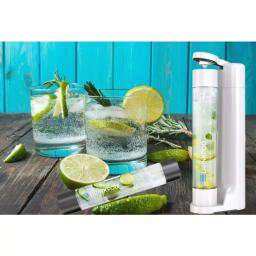 Drinkpod FIZZPod One Touch Sparkling Soda Maker Machine with 3 PET Bottles, White thumbnail 8
