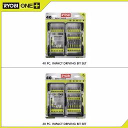 RYOBI Impact Rated Driving Bit Kit, 40-Piece, 2-Pack thumbnail 3