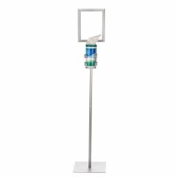 Alpine Industries 60.5 in. Sanitizing Wipes Dispenser Stand with 2-Sided Sign Holder thumbnail 2