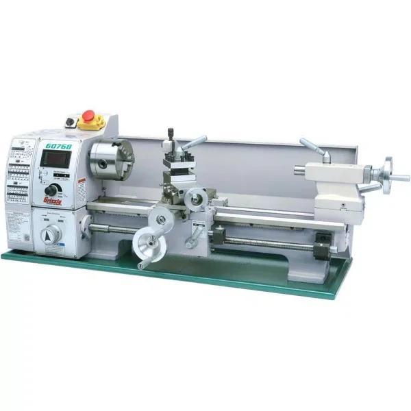 Grizzly Industrial 8 in. x 16 in. Variable-Speed Benchtop Lathe with Electronic Spindle Control
