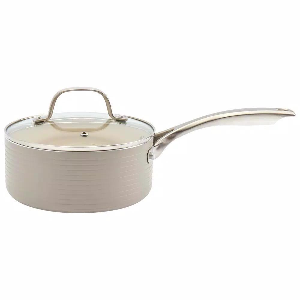 Denmark Tools for Cooks Monaco 10-Piece Fog Aluminum Non-Stick Cookware Set