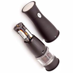 Ozeri Artesio Soft Touch Electric Pepper Mill and Salt Grinder, Black thumbnail 4