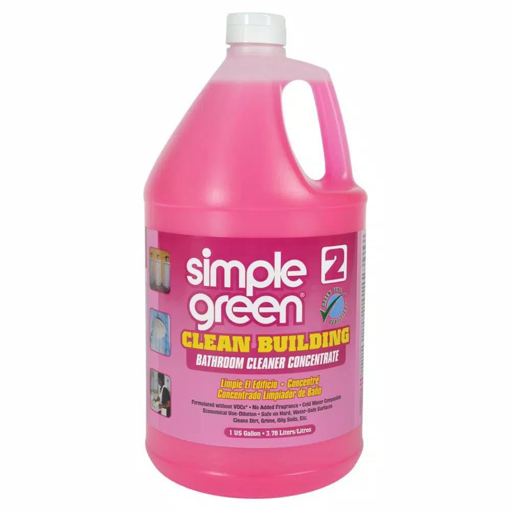 Simple Green Clean Building 1 Gal. Bathroom Cleaner Concentrate - Biodegradable & Green Seal GS-37 Certified