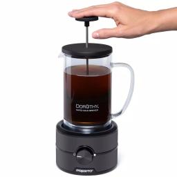 Presto Dorothy Rapid Cold Brew Coffee Maker, 5-Cup 22 oz. Whirlpool Extraction, Black thumbnail 6