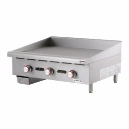 Magic Chef 48 in. Natural Gas Commercial Countertop Griddle, Stainless Steel thumbnail 2