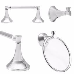 Arista Arlington 4-Piece Chrome Bath Hardware Set thumbnail 1