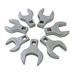 SUNEX TOOLS SUNEXPRESS 7-Piece Crowfoot Wrench Set, SAE, Alloy Steel thumbnail 1