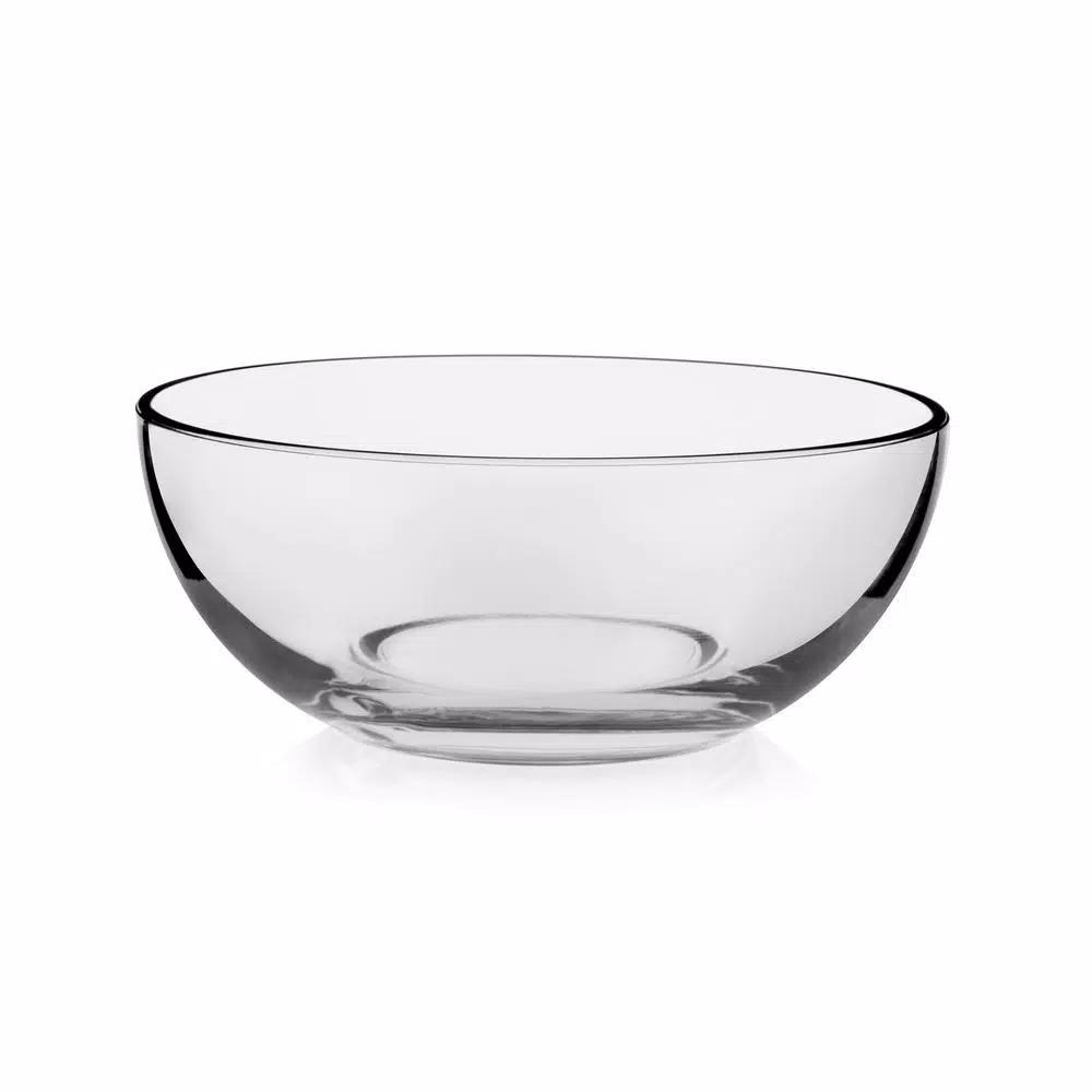 Libbey Selene 2-Piece Glass Serving Bowl Set, 8 in. and 10 in.
