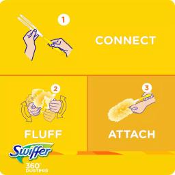 Swiffer Dusters Unscented Disposable Refills, 4 Pack (7-Count Each) thumbnail 6