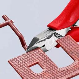 KNIPEX 4-1/2 in. Electronics Diagonal Cutters with Pointed Head and Flush Cut thumbnail 3