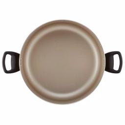 Farberware 10.5 qt. Aluminum Nonstick Stock Pot with Glass Lid, Copper thumbnail 2