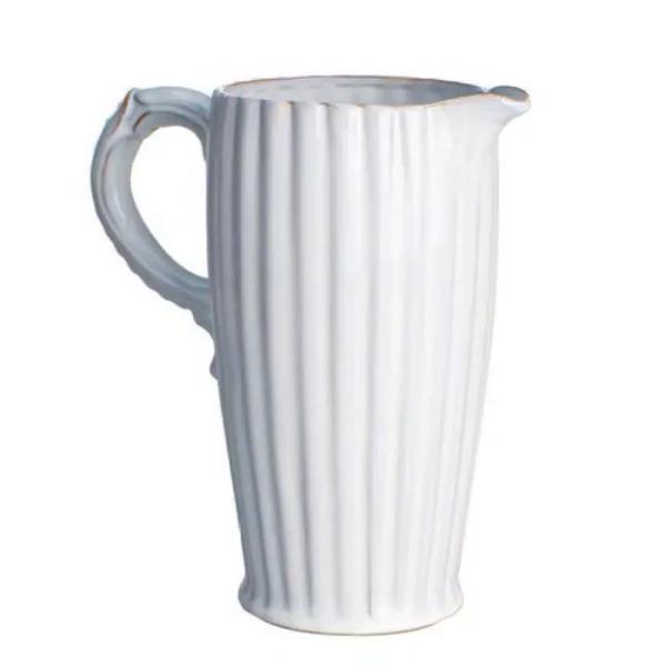 Abigails Charlot 80 fl. oz. Melon Shaped Ceramic Pitcher