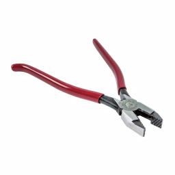 Klein Tools 9 in. Aggressive Knurl Ironworker's Pliers for Rebar Tie Wire thumbnail 6