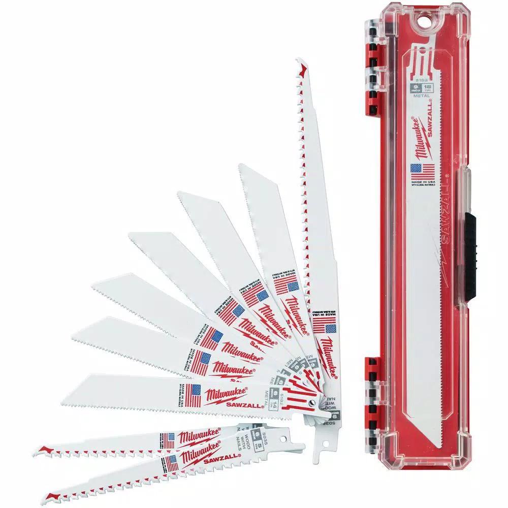 Milwaukee SHOCKWAVE 88-Piece Impact Duty Driver Bit, Titanium Drill Bit, Hole Saw & Reciprocating Saw Blade Set
