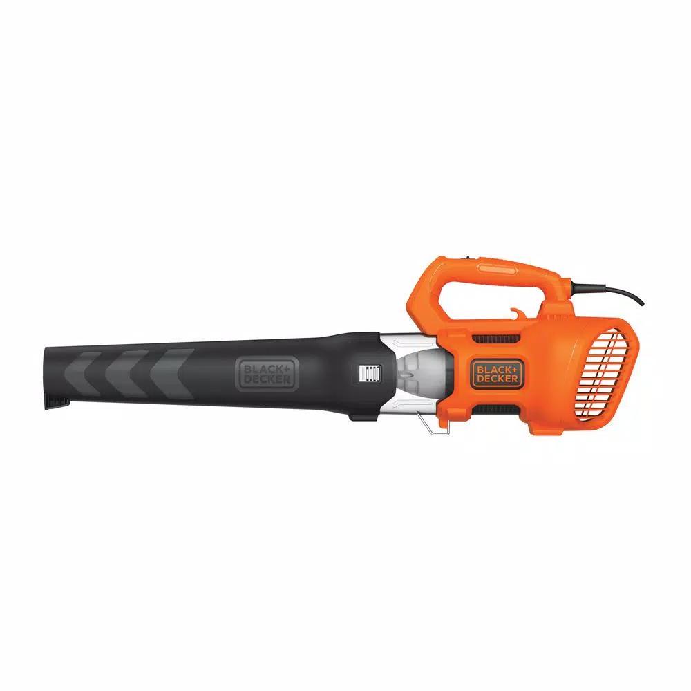 BLACK+DECKER 9 Amp Corded Electric Axial Handheld Leaf Blower, 450 CFM, 140 MPH