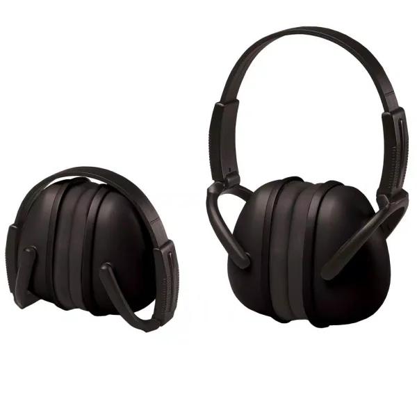 ERB 239 Foldable Ear Muffs, NRR 23 dB, Black