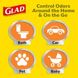 Glad OdorShield Small Trash Bags, 4 Gal, Fresh Clean Scent, Quick-Tie, 26-Count (2-Pack) thumbnail 3