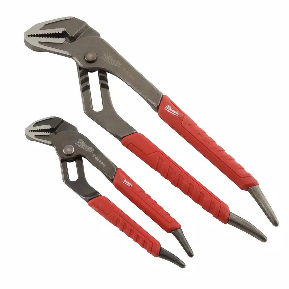 Milwaukee 4-Piece Pliers Set with Straight-Jaw and V-Jaw Designs