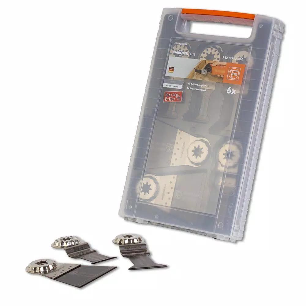 FEIN Starlock Plus Oscillating Saw Blade Accessory Set, 6-Piece Kit