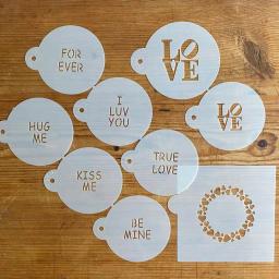 Designer Stencils Sweetheart Sayings Cookie Stencil Bundle - 9 Pattern Decorating Set thumbnail 3