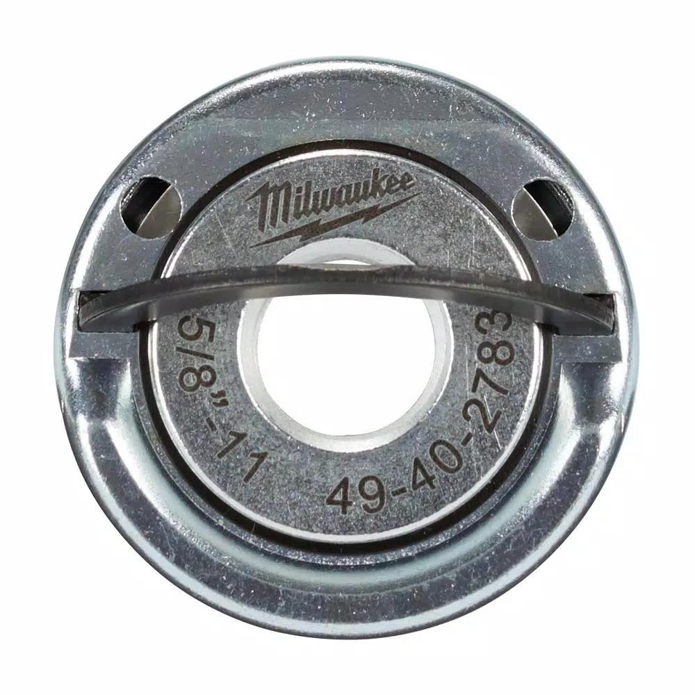 Milwaukee Fixtec Tool-Free Grinder Flange Nut for 5/8"-11 Spindles