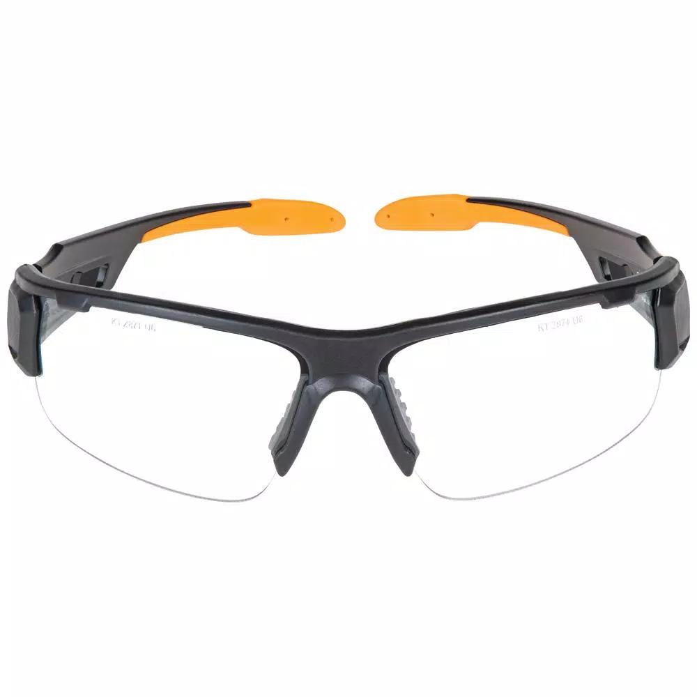 Klein Tools PRO Safety Glasses, Wide Lens, Clear, 2-Pack