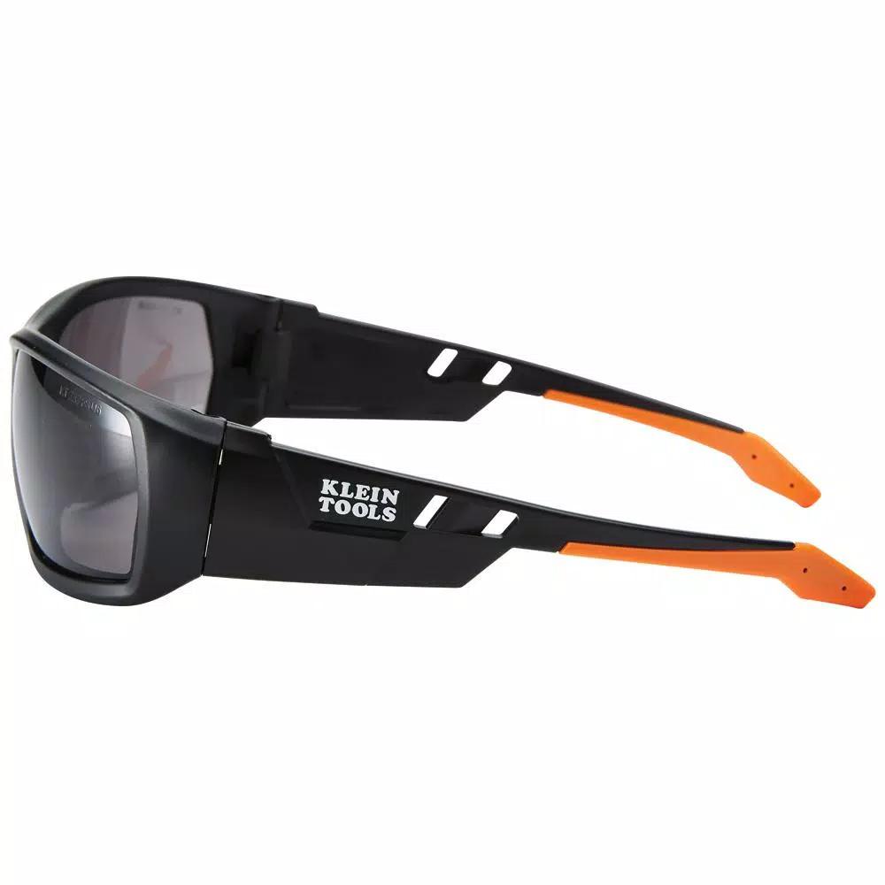 Klein Tools Professional Safety Glasses, Gray Tinted Lens, Full Frame, Impact Resistant