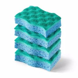 O-Cedar Multi-Use No Scratch Scrunge Scrubber Sponge, 4-Pack thumbnail 2