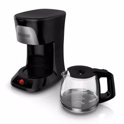 BLACK+DECKER 5-Cup Drip Coffee Maker, Compact Black Coffeemaker thumbnail 3