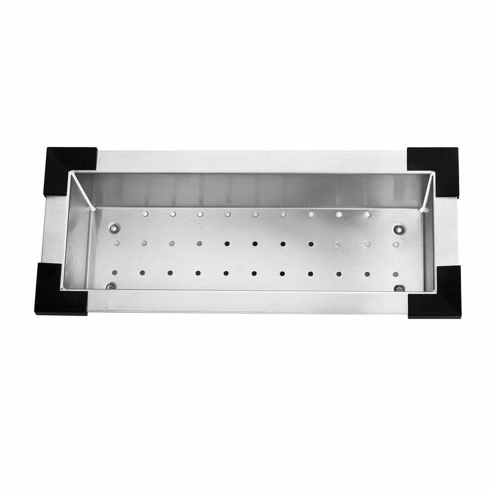 VIGO 19-inch Stainless Steel Kitchen Sink Colander, 18-Gauge 304 Series Welded Mesh