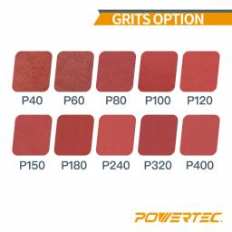 POWERTEC 1 in. x 42 in. 80-Grit Aluminum Oxide Sanding Belt, 10-Pack thumbnail 2