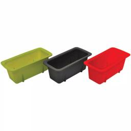 Starfrit Silicone Mini Loaf Pans, Set of 3, Rectangle Shape thumbnail 1