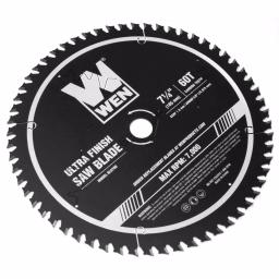 WEN 7.25 in. 60-Tooth Carbide-Tipped Professional Ultra Fine-Finish Circular Saw Blade with Cool-Cut Coating thumbnail 4