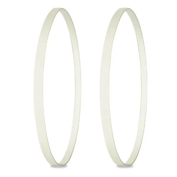 POWERTEC 9 in. x 1/2 in. Heavy-Duty Urethane Bandsaw Replacement Tires (2-Pack)