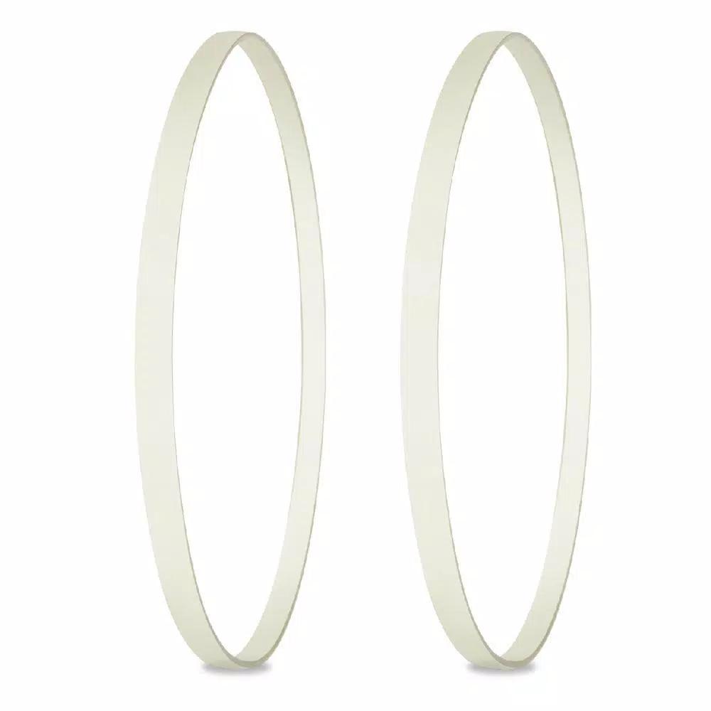 POWERTEC 9 in. x 1/2 in. Heavy-Duty Urethane Bandsaw Replacement Tires (2-Pack)