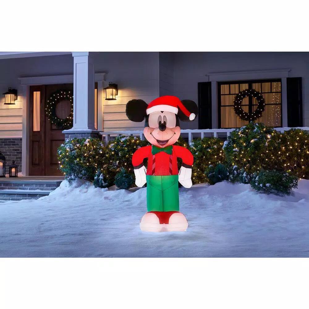 Disney Mickey Mouse 3.5 ft. Inflatable Holiday Decoration with LED Lights