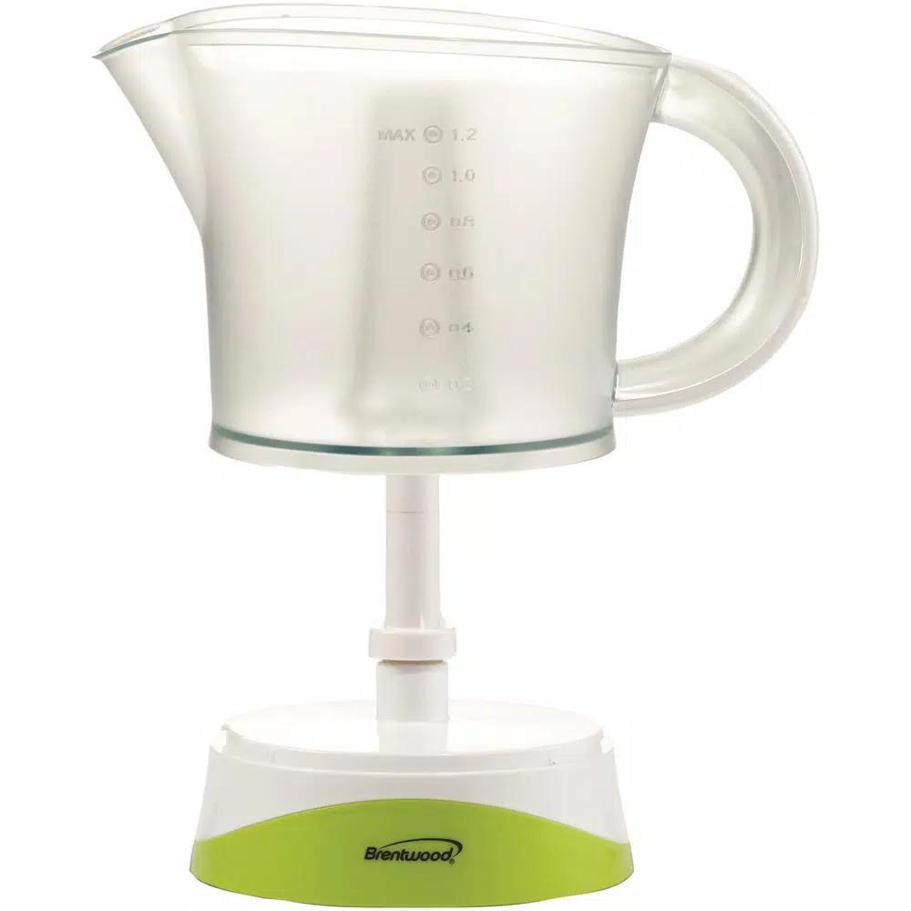 Brentwood 40 oz. Electric Citrus Juicer, Green Modern Style