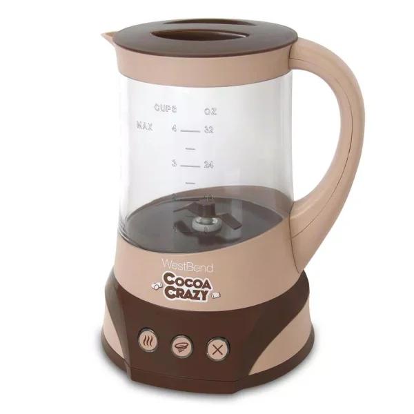 West Bend Cocoa Crazy 4-Cup Hot Beverage Maker, 32 oz, Brown
