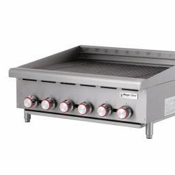 Magic Chef 36 in. Commercial Countertop Radiant Char Broiler, Stainless Steel thumbnail 8
