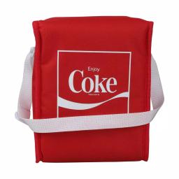 Unbranded Coca-Cola 4 Qt. Soft Sided Insulated Cooler Lunch Bag - Red thumbnail 3