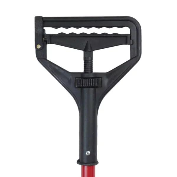 Bison Life 63 in. Mop Handle with High-Impact Plastic Head and Thumbwheel Adjustment