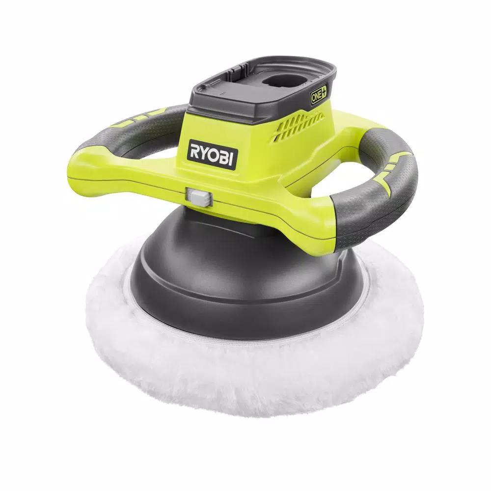 RYOBI 18V ONE+ 10 in. Cordless Orbital Buffer Kit with 2.0 Ah Battery and Charger