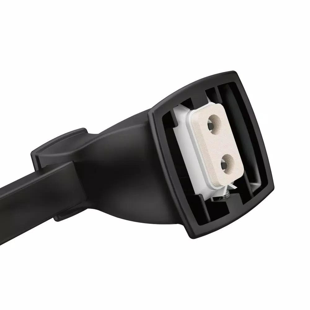 Moen Hensley 3-Piece Matte Black Bath Hardware Set with 24 in. Towel Bar, Paper Holder, and Towel Ring
