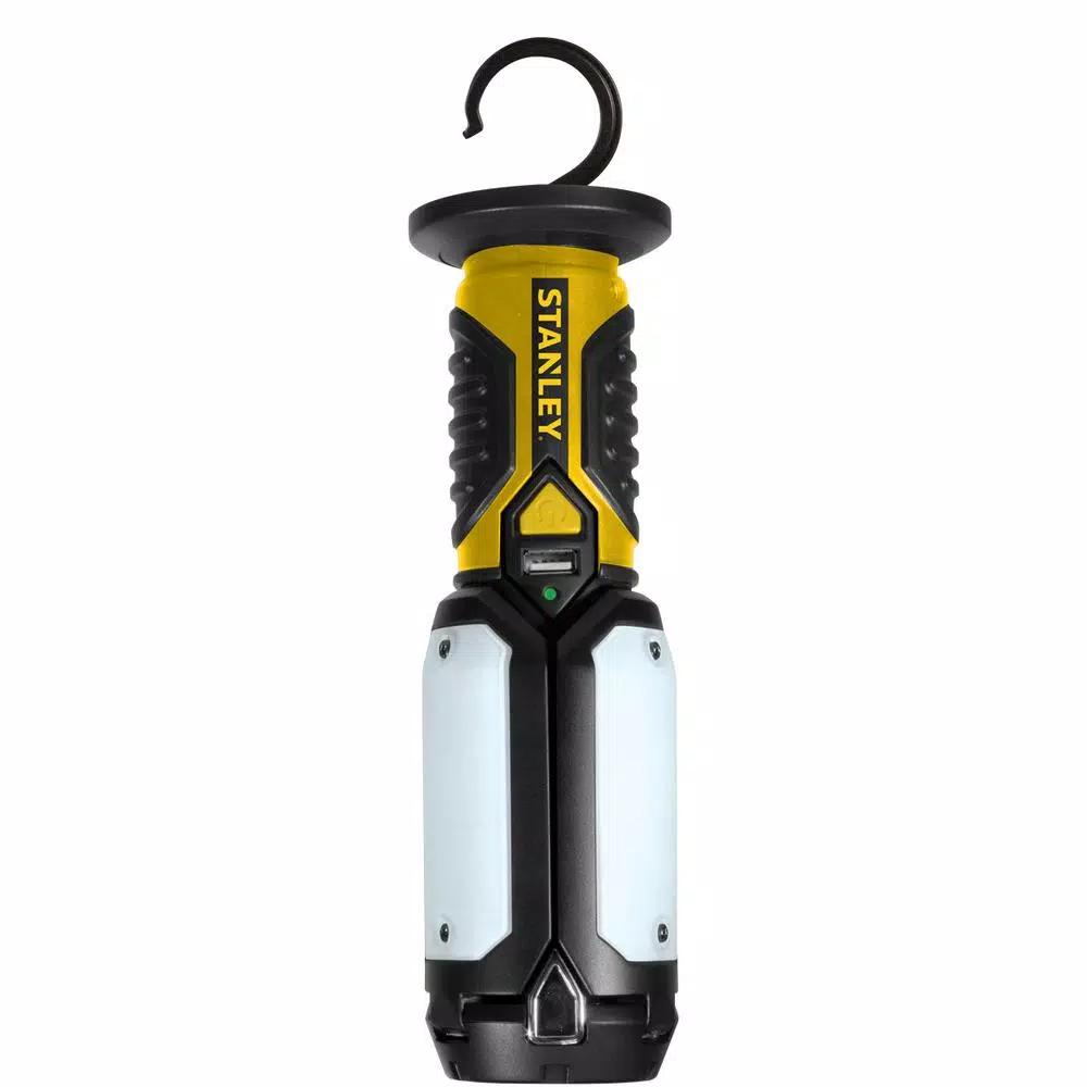 Stanley SAT3S Rechargeable 300 Lumen LED Satellite Work Light with USB Charger