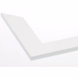 BrandtWorks American Value Modern Matte White Composite Framed Mirror, 65.5 in. x 32 in. thumbnail 3