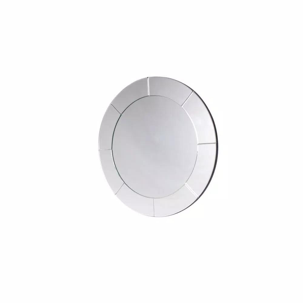 StyleWell 29 in. Round Classic Frameless Accent Mirror